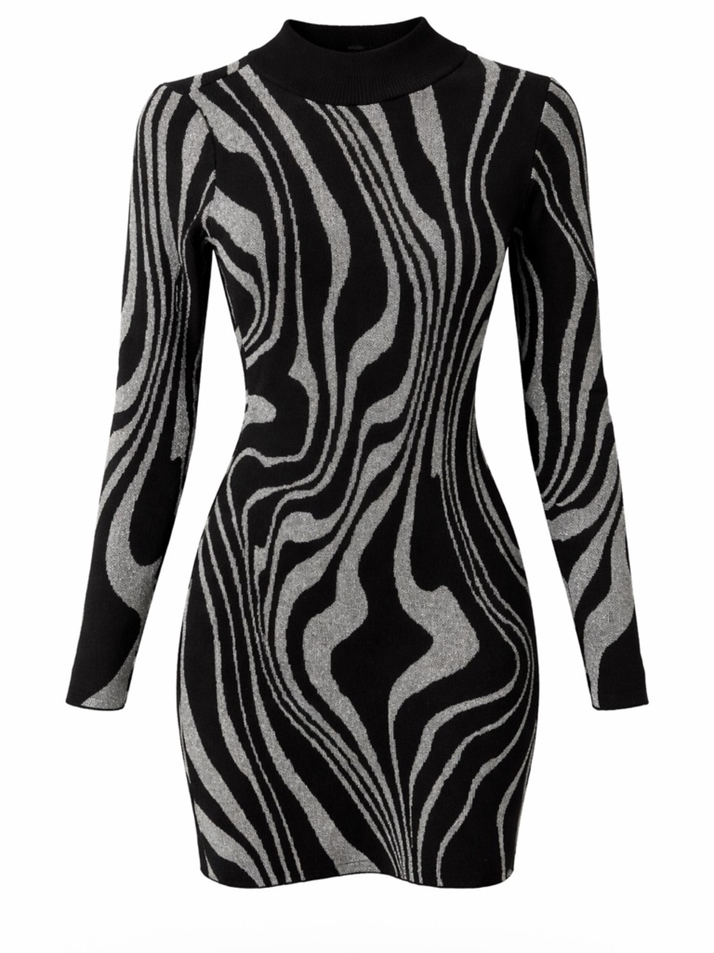 Y2K Zebra Animal Print Dress